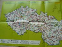 D1 - D2 - Praha - Brno - Bratislava - Autoturist mapa (1980)