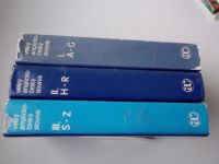 Velký anglicko - český slovník I. - A-G, II. - H-R, III. - S-Z (1984/85) 3 knihy