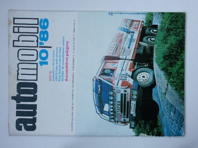 Automobil - časopis federálního ministerstva všeobecného strojírenství 10 (1986) ročník XXX.