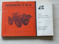 Malotraktor TZ4K-I4 - Návod k obsluze a pdržbě  (Agrozet 1985)