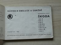 Škoda 105-120-130 Návod k obsluze a údržbě (1984)