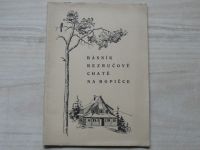 Básník Bezručově chatě na Ropičce (1947)