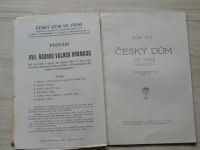 Český dům ve Vídni - Rok 1913 - Výroční zpráva, Pozvání na valnou hromadu 1914