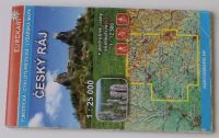 Turistická, cykloturistická, lyžařská mapa 1:25 000 Český ráj+podrobné plány skalních měst 1:12 500