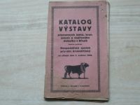 Katalog výstavy plemenných býků, krav, jalovic a vepřového dobytka v Břestě (1928)