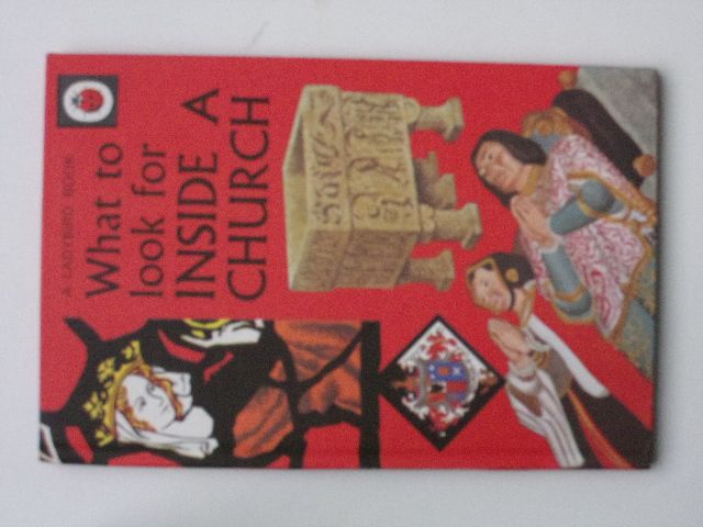 A Ladybird Book - What to look for inside a Church (1972) výuka angličtiny - inventář kostela