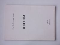 Vojtek - Kritika (nedatováno) filosofie, teologie - skripta