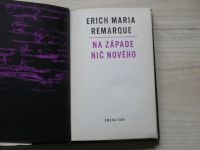 E. M. Remarque - Na západe nič nového (1966) slovensky