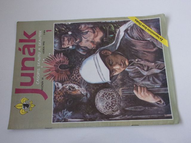 Junák - časopis skautů a skautek 1 (1992) ročník 35