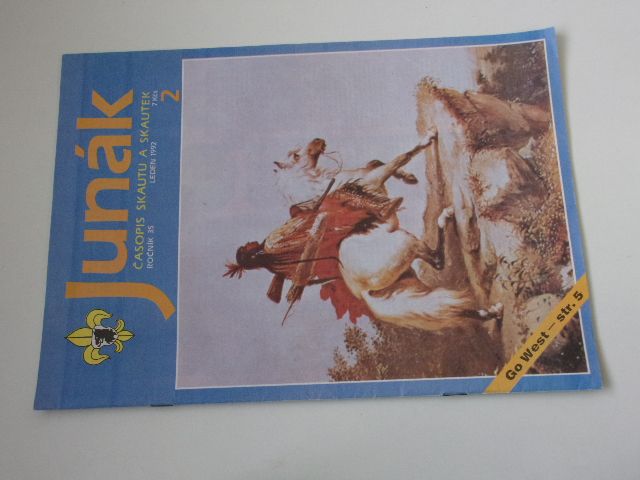 Junák - časopis skautů a skautek 2 (1992) ročník 35