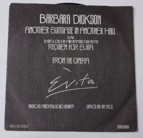 Barbara Dickson – Another Suitcase In Another Hall / Requiem For Evita (1977)