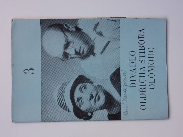 Patrick - Paní Savageová - Program č. 3 Divadla Oldřicha Stibora Olomouc 1961/62