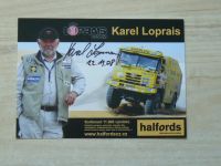 Karel Loprais  - podpis K.L. 22.11.2008