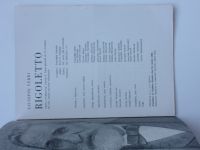 Verdi - Rigoletto - Program č. 13 Divadla Oldřicha Stibora Olomouc 1962/63