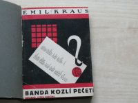 Emil Kraus - Banda kozlí pečeti (1929) Detektivní román