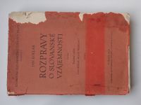 Weingart ed. - Kollár - Rozpravy o slovanské vzájemnosti (1929) souborné vydání - edice textu