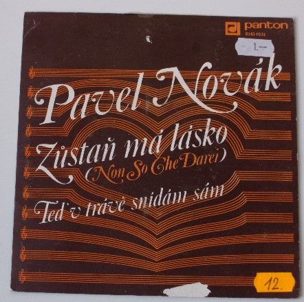 Pavel Novák – Zůstaň má lásko (Non So Che Darei) / Teď v trávě snídám sám (1982)
