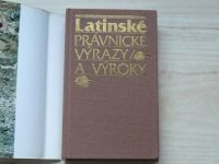 Latinské právnické výrazy a výroky (1986) slovensky