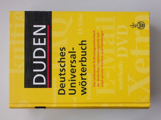 DUDEN - Deutsches Universal Wörterbuch (2001) univerzální slovník německého jazyka