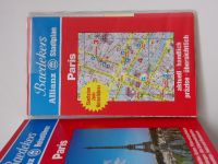 Baedekers Taschenbücher - Paris (1991) průvodce Paříž, včetně mapy - německy