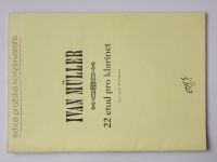 Ivan Müller - 22 etud pro klarinet (1992) edice pražské konzervatoře - noty