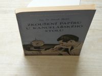 Zdeněk Blažek - Zkoušení papíru u kancelářského stolu (1951)