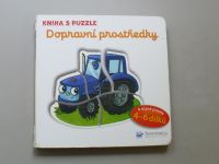 Kniha s puzzle - Dopravní prostředky (4 různé puzzle 4-6 dílků) 2020