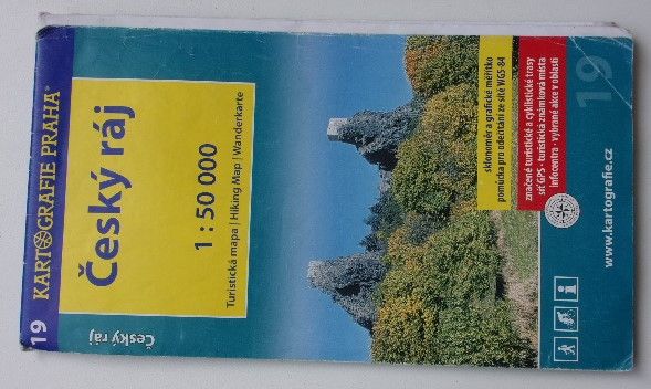 Turistická mapa č.19 - 1 : 50 000 - Český ráj (2008)