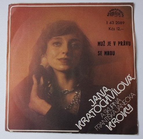 Jana Kratochvílová, skupina Františka Janečka Kroky – Muž je v právu / Se mnou (1978)