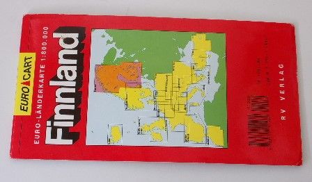 Euro-Länderkarte 1 : 800 000 Finnland (1991)