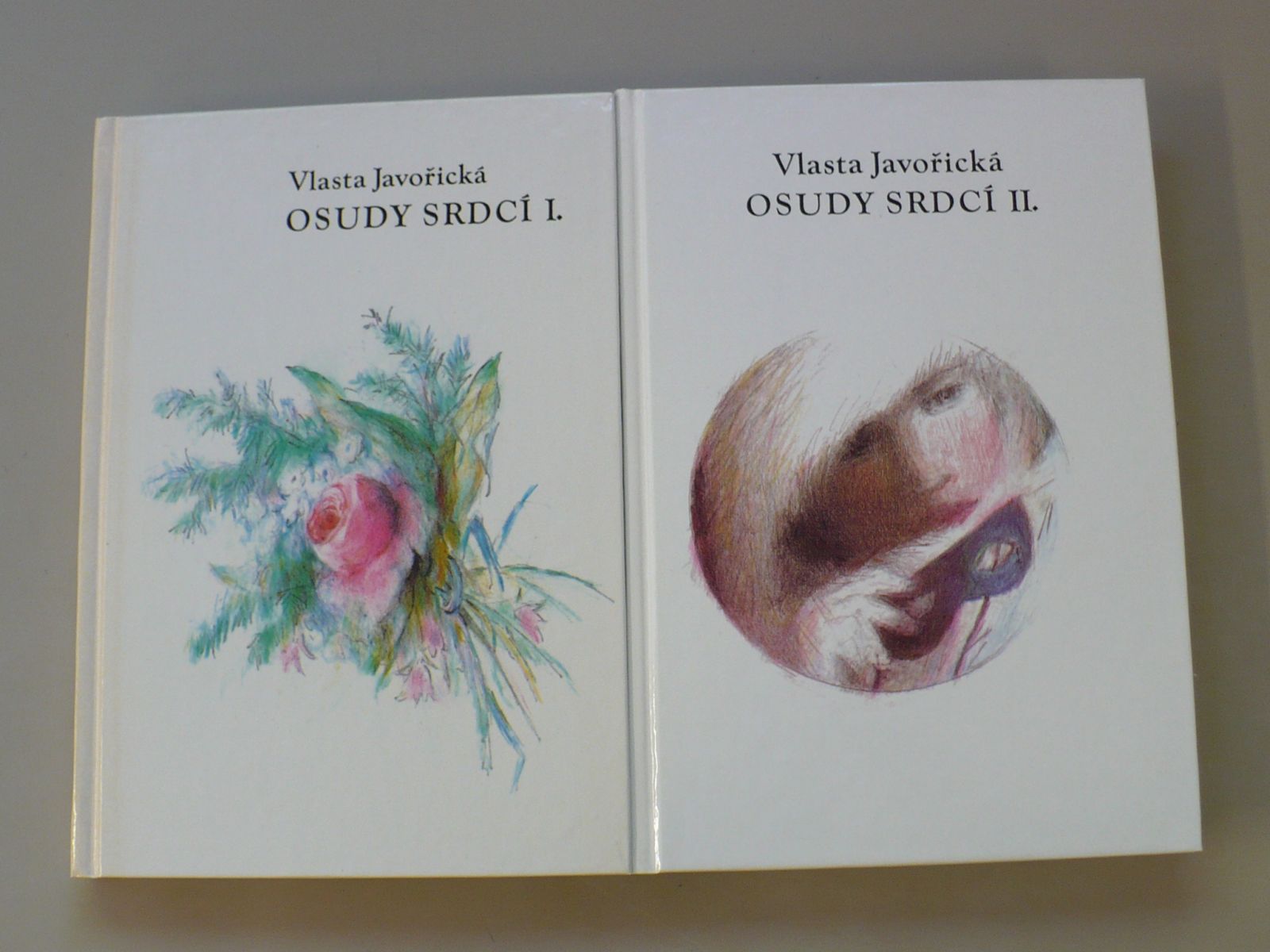 Vlasta Javořická - Osudy srdcí I. a II. (1993) 2 knihy