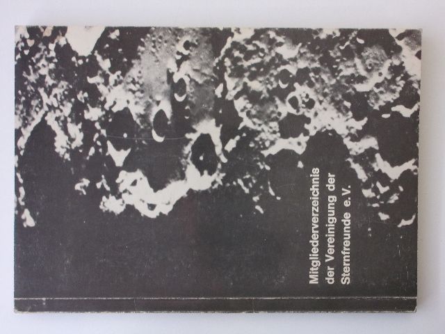 Mitgliederverzeichnis der Vereinigung der Sternfreunde (1967) seznam amatérských astronomů SRN
