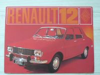 Prospekt Renault 12 - německy