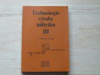 Uhlíř - Technologie výroby nábytku I. II. III. (1993) 3 knihy