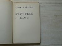 Básnické spisy Otokara Březiny IV - Stavitelé chrámů (1929)