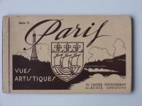 Paris - Vues artistiques - Série II (nedatováno) soubor 10 dobových pohlednic Paříže