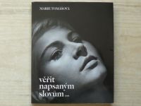 Marie Tomášová - Věřit napsaným slovům (2017) CD příloha