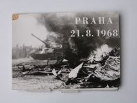 Praha 21. 8. 1968 - dobový neoficiální soubor 12 fotografií