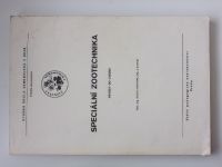 Kahoun a kol. - Speciální zootechnika - Návody do cvičení (1984) skripta