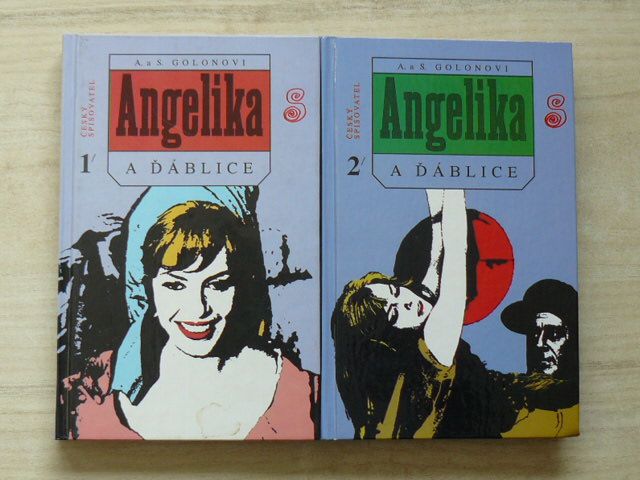 Golonovi - Angelika a ďáblice 1-2 (1994) 2 knihy