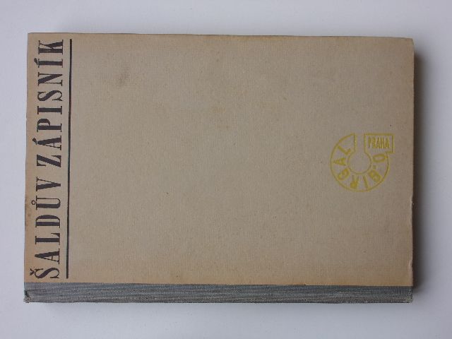 Šaldův zápisník V. (1932-1933)