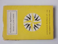 Světová četba sv. 193 - Guillaume Apollinaire - Pásmo a jiné verše (1958)