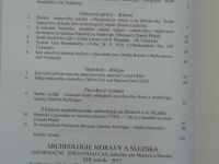Archeologie Moravy a Slezska (2013) Sborník