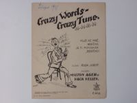 Pojď ke mně nebíčko, já ti pofoukám "bebíčko"! - Dü-Dü-Dli-Dü - (Crazy Words-Crazy Tune) (1927) noty