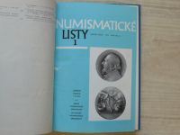 Numismatické listy 1-6 (1973) ročník XVIII. - svázáno