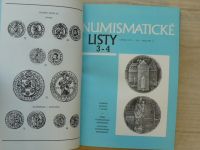 Numismatické listy ročník XXIX - 1974, ročník XXX - 1975