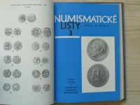 Numismatické listy ročník XXV - 1970