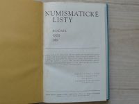 Numismatické listy ročník XXXI - 1976