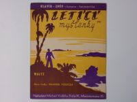 Vodička - Letící myšlenky - Píseň a waltz (1942) noty