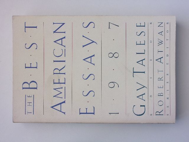 Tales ed. - The Best American Essays (1987) výbor textů v angličtině